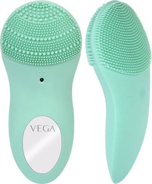 VEGA VHFC-02 3 In 1 Facial Cleanser With Sonic Vibration Technique For Cleansing, Exfoliation & Massaging, 120 Mins Runtime, 10 Adjustable Vibration Speed Settings & IPX 6 Washable Massager