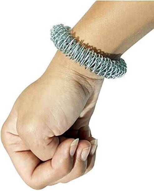 Ronofic Sujok Massage Ring_1 Silver Massager Ring for Hand and Wrist Massager Acupuncture & Massage Therapy Massager