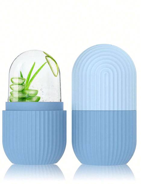 dazzleartenterprise ce Face Roller Massager, Ice Cube Roller For Face Reusable Massage Silicone Ice Mold Massager