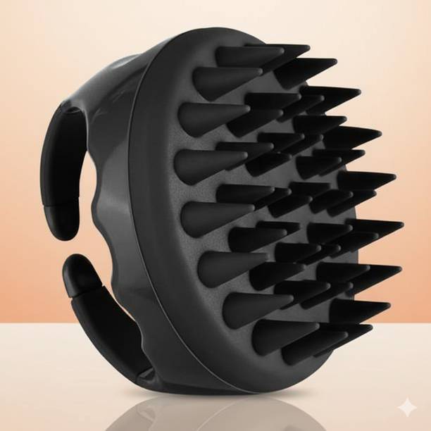 WYNX Head Massager Hair Brush | Silicon Massage Comb for Dandruff & Hair Growth Massager
