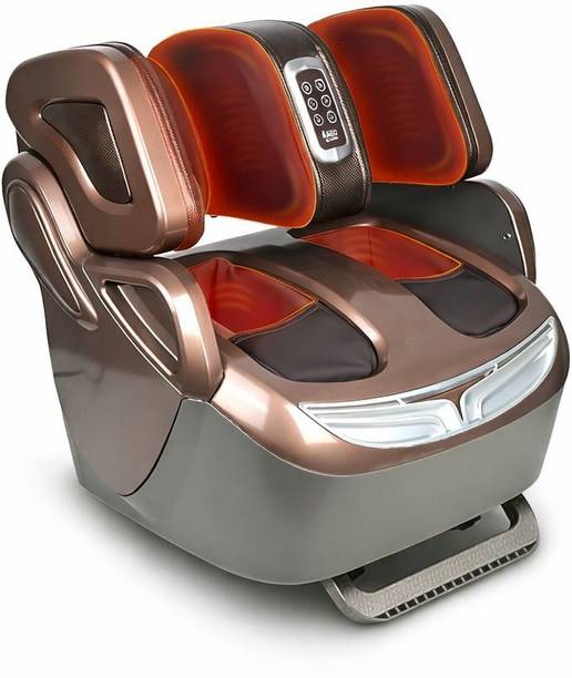 LEADWORT Leg & Thigh Massager 28 Air Bags 3 Level Air Pressure Heating Roller Therepy, Improve Blood Circulation Kneading Legs Massager