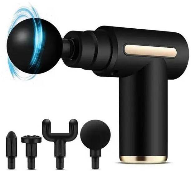 Zovilstore Gun With 4 Attachments, Deep Tissue Massage Gun Muscle Massager for Head Neck Shoulder Back Leg and Foot Comfort, Home Use Wellness Tool Massager