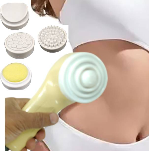 KTHC Facial Massager Magnetic Vibrator Body Massage 5 attachments For Massage of Face, Neck, Shoulder, Thigh, Back, Leg and whole body Massager