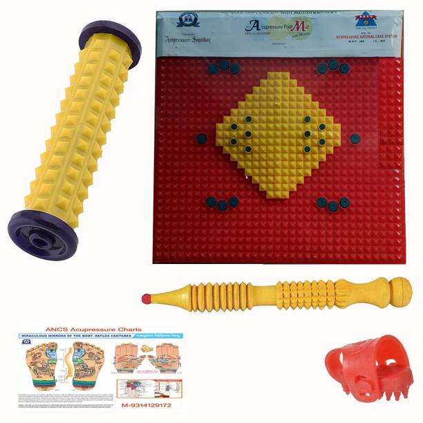 ANCS 186 Acupressure foot mat roller hand finger ring thumb jimmy Massager