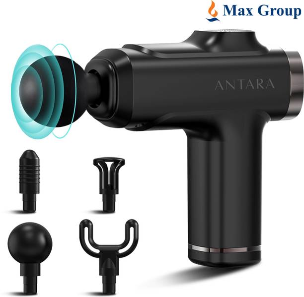 AGEasy Pain Relief Compact Massage Gun 8 Speed, 4 Massage Heads, Rechargable USB Type - C, Handheld Massager