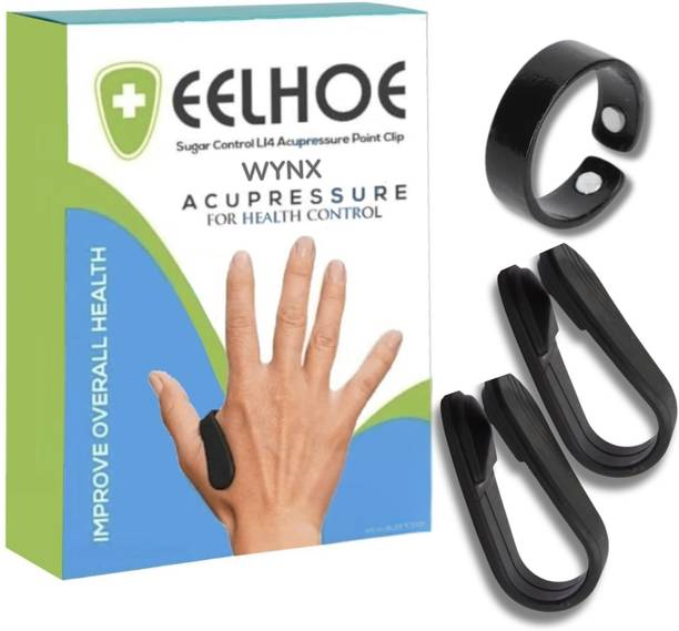 WYNX Acupressure Healing Pack – 3pc Ring & Clips for Enhanced Circulation & Blood Sugar Stability Massager