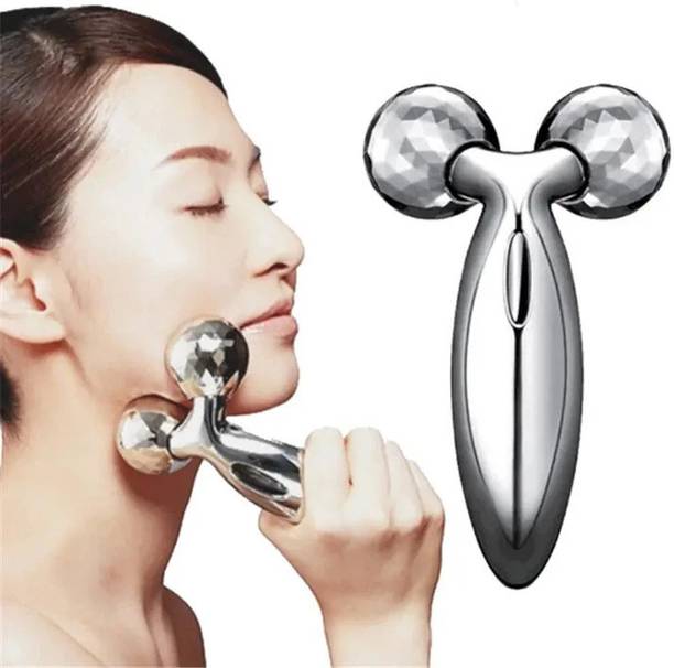WYNX SkinTone Face Roller – Y Shape Facial Massage Tool for Contouring, Glow & Anti-Age Benefits Massager