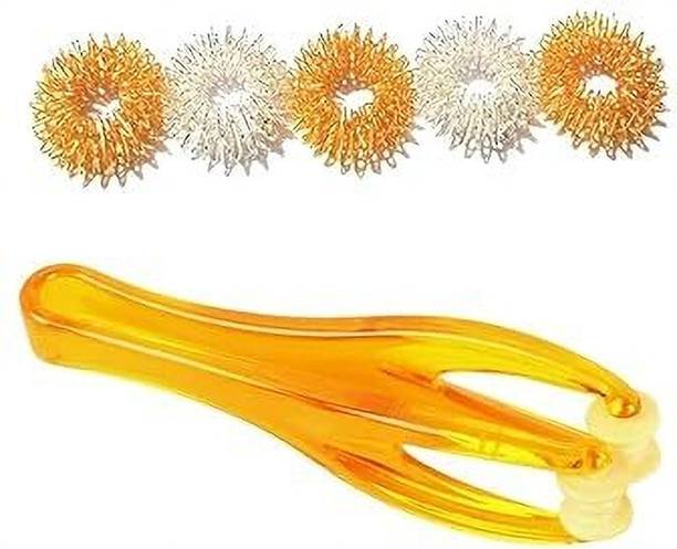 Acupunctoreum China Finger With 5 Sujok Rings For Relieving Stress And Tension & Relaxes The Mind And Body Massager