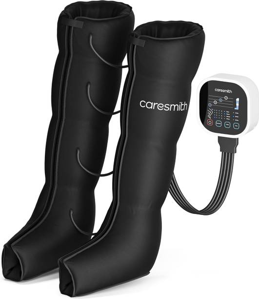 caresmith Revive Leg Compression Massager with 4 Targeted Zones & Modes | Foot Massager Machine for Pain Relief Massager