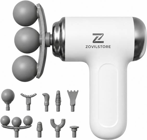 Zovilstore MAXTOP Full Body Massage Gun – Portable Rechargeable Percussion Massager with 8 Heads for Muscle & Pain Relief Massager