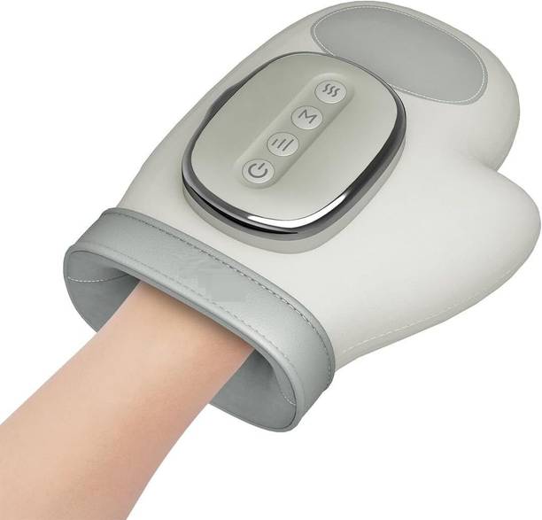 purvish 2000mAh Rechargeable Hand Palm Accupressure Massager, Hand Massager Machine with Heat and Air Pressure Fingers Numbness Pain Relief and Blood Circulation Massager