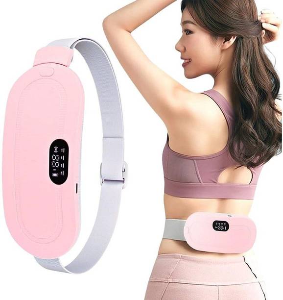 GRELLA Heating Pad for Back Pain Period Cramps Pain Relief Belt Vibrating Slimming Belt Heating Pad for Back Pain Period Cramps Pain Relief Belt Vibrating Slimming Belt Massager