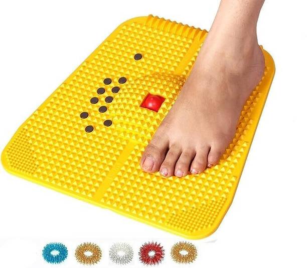 EKiN Acupressure Power Mat With 5 Sujok Rings For Body, Stress And Pain Relief Massager