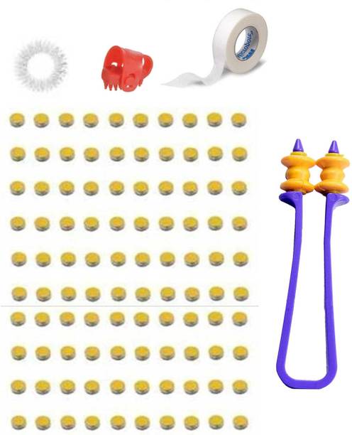 Ronofic ACUPRESSURE massager Sujok Therapy Kit (byol magnet 100pc + Thumb + paper tape + sujok ring + finger care) Massager kit fitness Massager