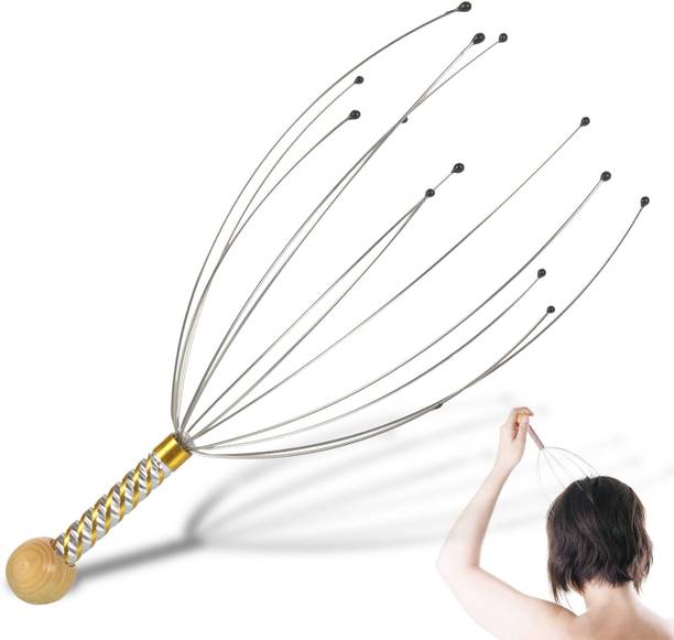MAJESTIQUE HR134 Scalp Massager, Handheld Head Massage Tingle for Deep Relaxation & Stress Relief Massager