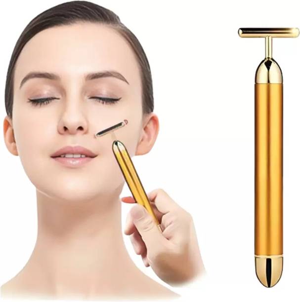 Flipkart SmartBuy Energy Beauty Bar Electric Vibration Facial Roller Waterproof Face Skin Care T-Shaped Anti Wrinkle Massager for Forehead Cheek Massager