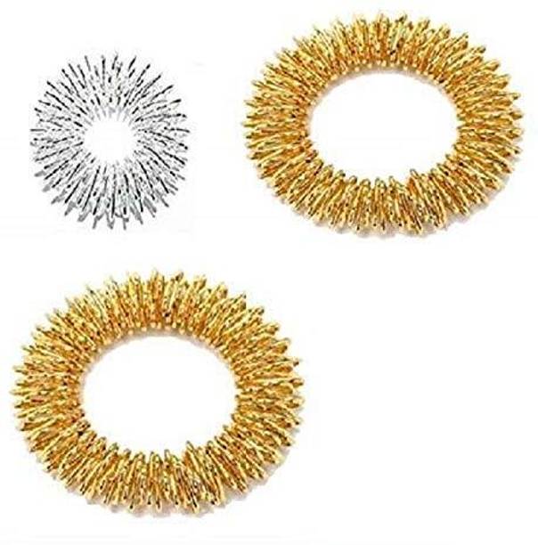 Acupunctoreum Acupressure Finger, Hand, Foot Massage Ring - Set of 3 Massager