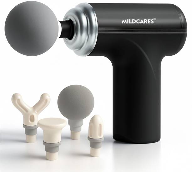 Mildcares M1 Full Body Massager Gun | Deep Tissue Pain Relief Machine | Muscle Recovery | 6-Speed, | 3200 RPM Motor | Type-C Rechargeable | Ultra Quiet & Portable Massager