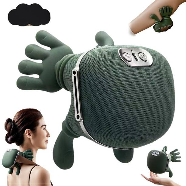 mavind ,Human Hand Design for Blood Circulation,Pain Relief and Muscle Relaxation. Bionic Heated Massager, Wireless Portable Shiatsu Neck, Back and Leg Massager, Massager