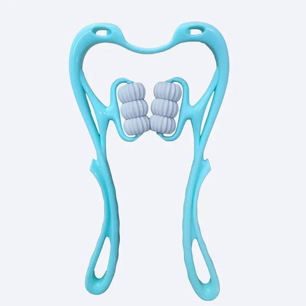 Shopeleven Neck Massager, Myofascial Release Manual Massage Tool, Multi-Functional Home Use Handheld Neck & Shoulder Massager - Relax Roller for Full Body Muscle Relaxation Massager