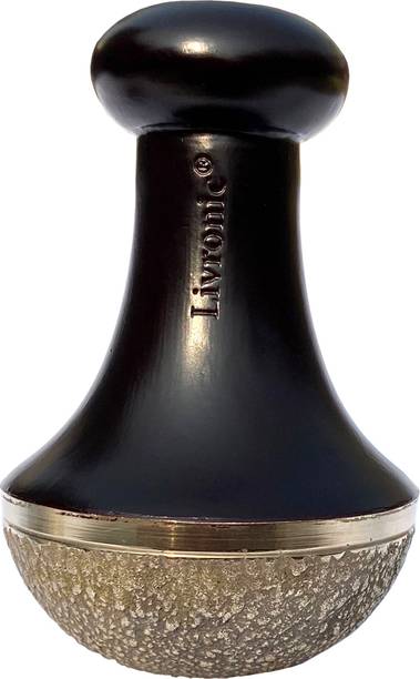 KUROXO Bronze Kansa Natural Vatki Cup Ayurvedic Detox Foot Massager Relaxation and Deep Cleaning Ancient Indian Technique one side finishing with round line Massager