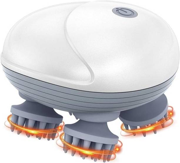 knidaa store Rechargeable Head, Scalp Full Body Pain Relief Massager, Electric Head Kneading Massager, Handheld Portable Head Scratcher for Hair Grow Massager