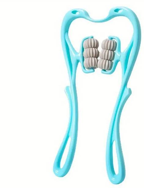 Shopeleven Neck Massager for Stress Relief and Fibromyalgia - Plastic Manual Cervical Spine Massager for Neck, Waist, and Thighs, Non-Electric Full Body Muscle Relief Massager