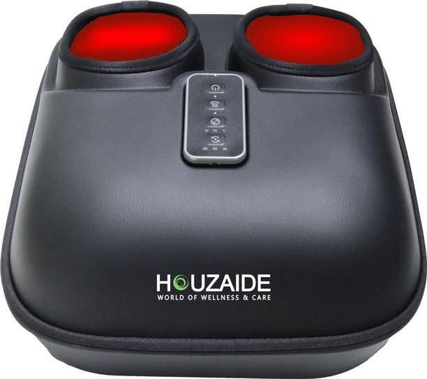 HOUZAIDE WORLD OF WELLNESS & CARE HA1401 Foot Massager with Heat, Deep Kneading & Air Compression for Pain Relief Massager