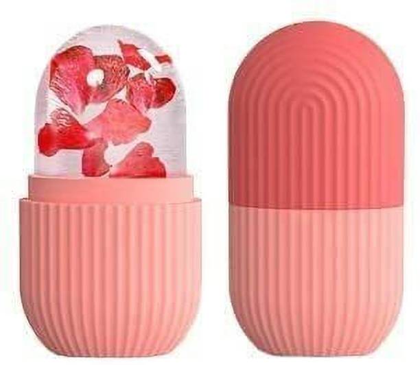 Dk Trendz face roller Facial Ice Roller For Glowing & Tighten Skin Reusable Silicone Ice Roller Massager