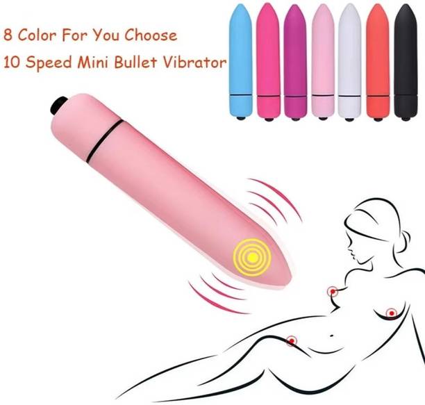 VISHMART BULLET 128 Vibrator for Woman Bullet Power Bullet Vibrator 10 Speeds Mini Bullet Vibrator Massager