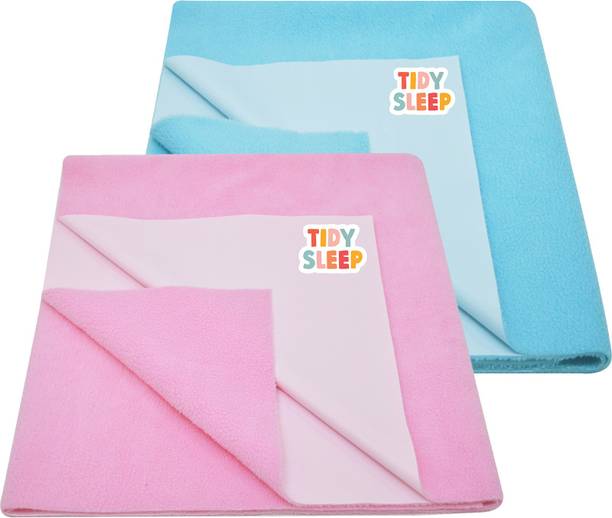 TIDY SLEEP Cotton, Fleece Baby Bed Protecting Mat