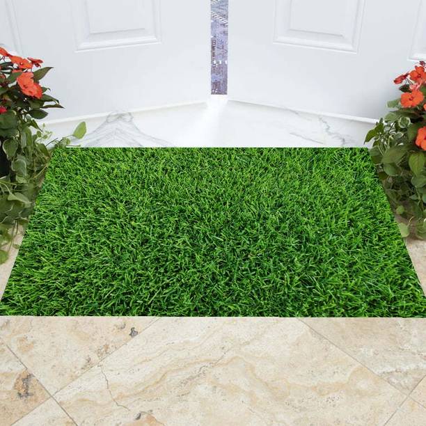 REVEXO Artificial Grass Bathroom Mat