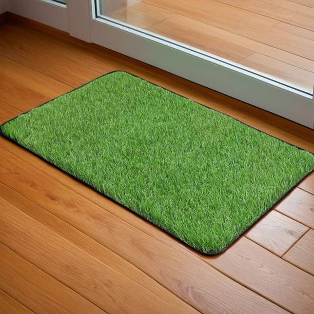 SANRAKSSHAN Artificial Grass Door Mat