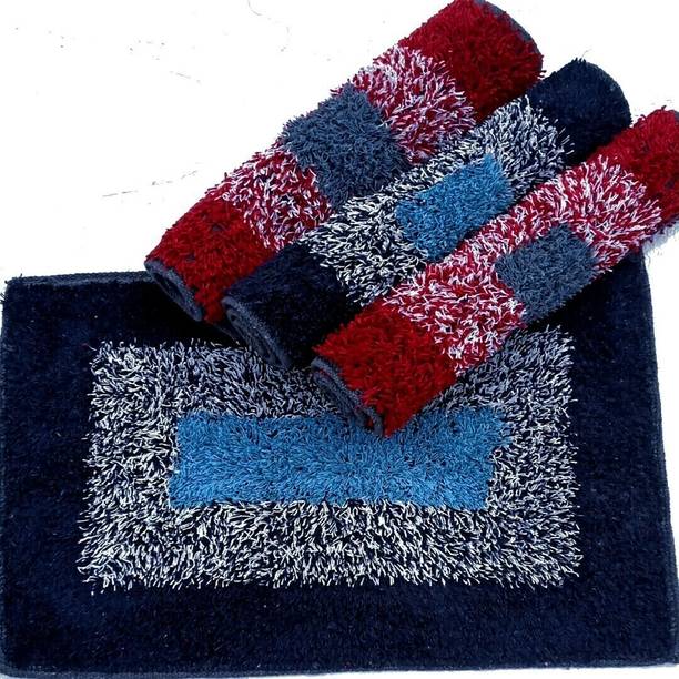 RADHE KRISHNA HANDLOOM Cotton Door Mat