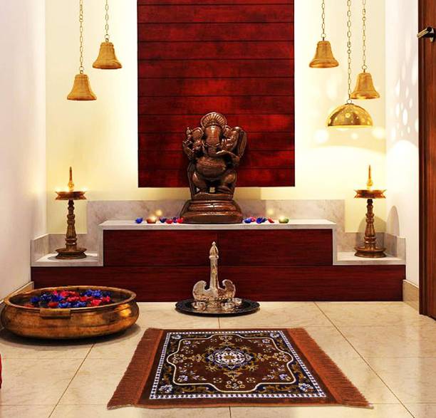 KIRODIWAL DECORE Velvet Prayer Mat