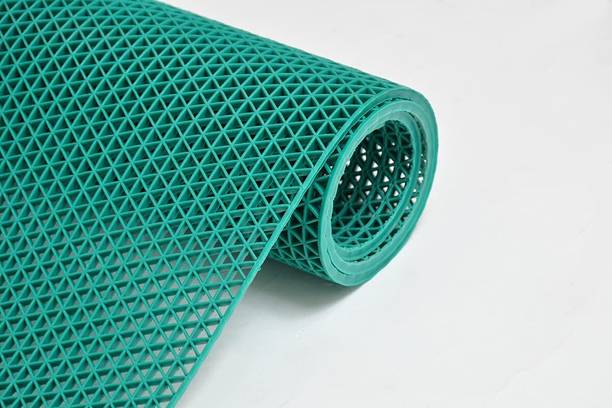 Ishro Home Green PVC Carpet