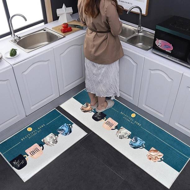 HomeCloud Velvet Kitchen Mat