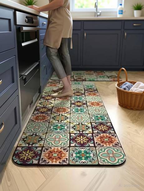 X - Glam Microfiber, Rubber Kitchen Mat
