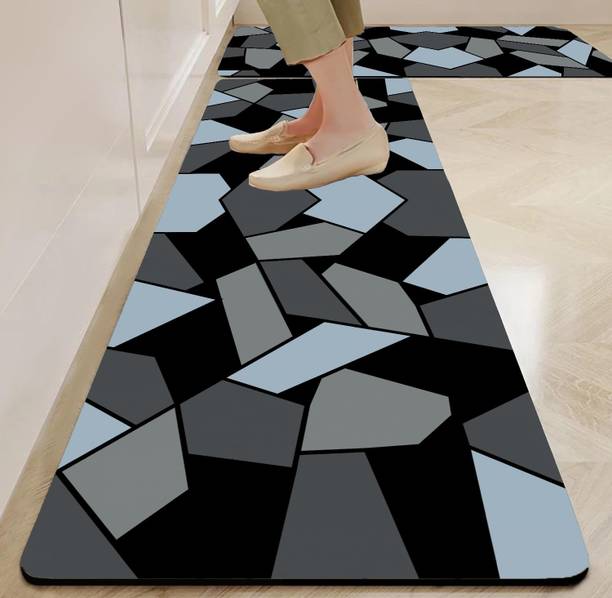KRENTERPRISEKR Polyester, Rubber Kitchen Mat