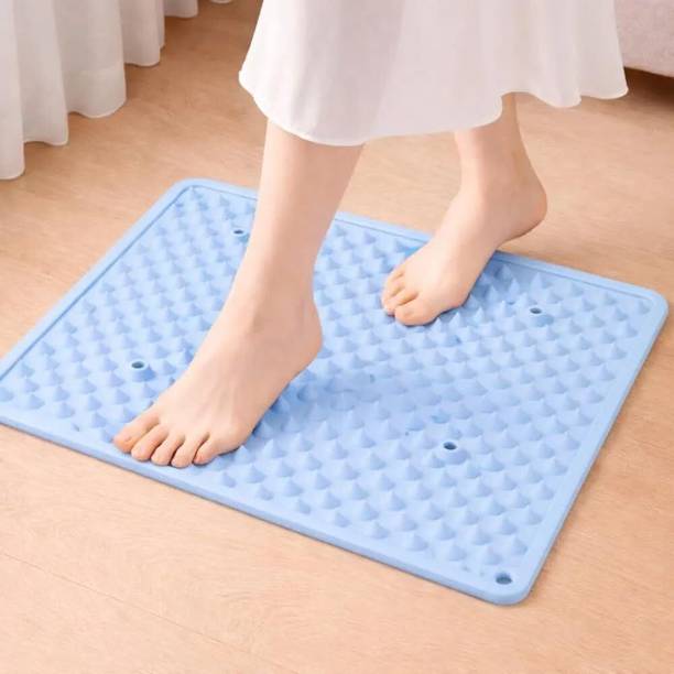 okechuku Silicone Pressure Point Foot Massage Mat Foldable Acupressure Therapy Pad Blue 30 mm Exercise & Gym Mat