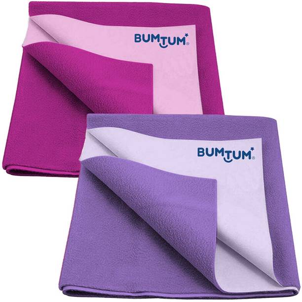 BUMTUM Cotton, Fleece Baby Bed Protecting Mat