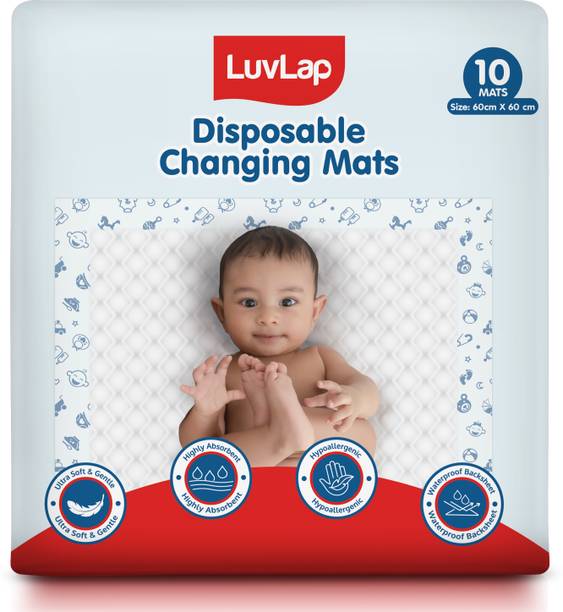 LuvLap Microfiber Baby Bed Protecting Mat