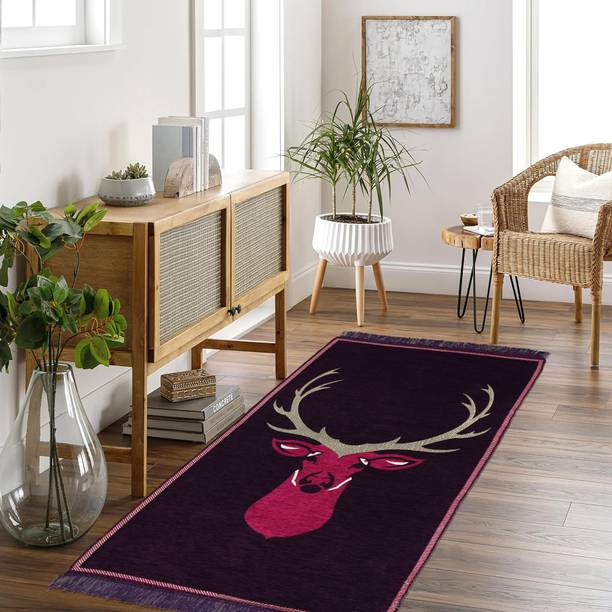 Furnishing Hut Velvet Floor Mat