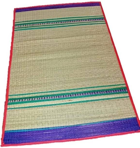 Boomani Bamboo, Nylon, Artificial Grass, Jute Chatai Mat