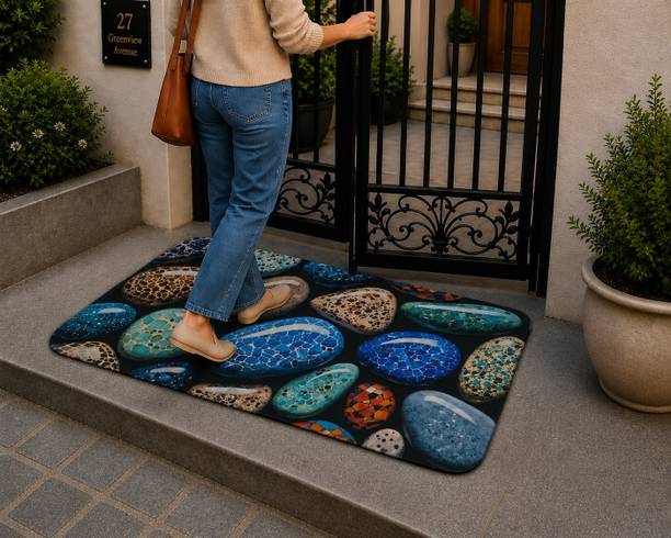 shreedecorhub Rubber Door & Floor Mat