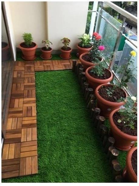 shanti industries Artificial Grass Floor Mat