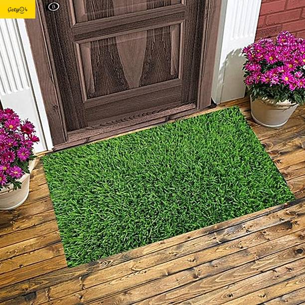 VSTUCART PVC (Polyvinyl Chloride), Artificial Grass Door Mat