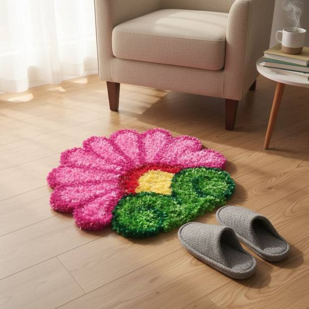 Kavya Enterprises Wool, Rexin Floor Mat