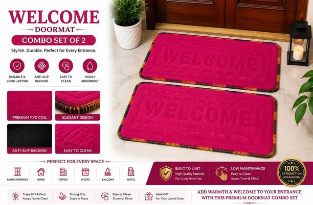 WeaveNation PVC (Polyvinyl Chloride) Door Mat