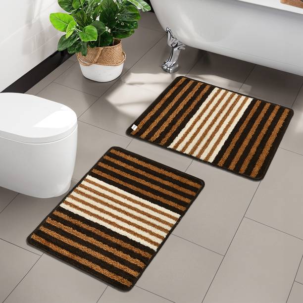 HOMESTIC by Kuber Industries Microfiber Door Mat